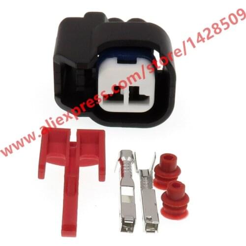 5 Sets 2 Pin Auto Air Conditioner Compressor Pump Connector ABS Sensor Plug For Ford Mondeo Focus 34062-0028
