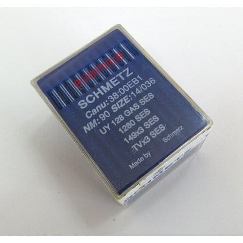 100 Pcs Schmetz Uy128Gas SES TVX3 Coverstitch Needle For Brother Juki Kansai