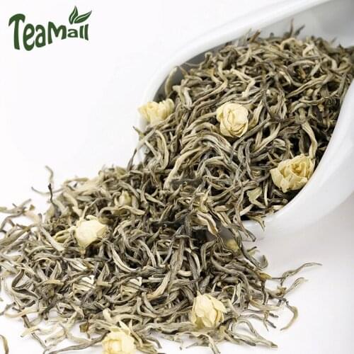 2021 Green Chinese Tea Guangxi Hengxian Jasmine and Yunnan Maojian Jasmine Tea Luzhou Type 100g