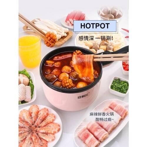 220V 230W/600W Mini Multi Cooker for Single/Double Layer Electric Rice Cooker Stainless Steel Inner Fry/Steamer/Hot Pot/Boil