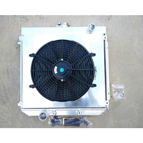 3 ROWS Aluminum Radiator for Ford XW XY 302 GS GT 351 Cleveland + Shroud+Fan