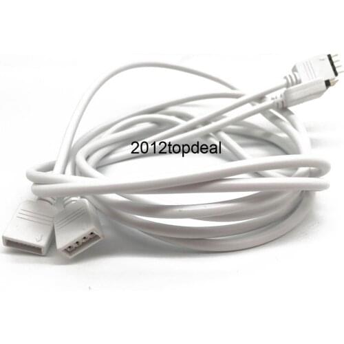 30cm 50cm 100cm 150cm 200cm 250cm 300cm 500cm 4 Pin 3528 5050 RGB LED Strip Connector Wire Extension Cable Female Extend Cord