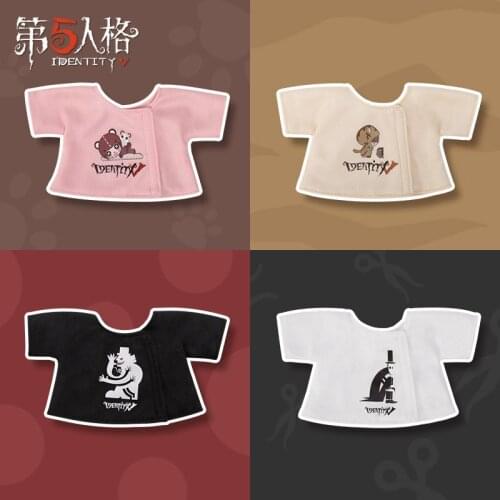 Anime Game Identity V Jack Cute Kawaii Soft Plush Doll Change Clothings Toy Cartoon Props Birthday Xmas Gifts