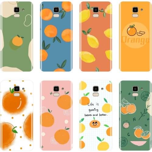 Phone Case For Samsung Galaxy J2 J5 J7 Prime J3 J5 J7 2015 2016 2017 Soft Silicone Lemon Back Cover For Samsung J4 J6 J8 Plus