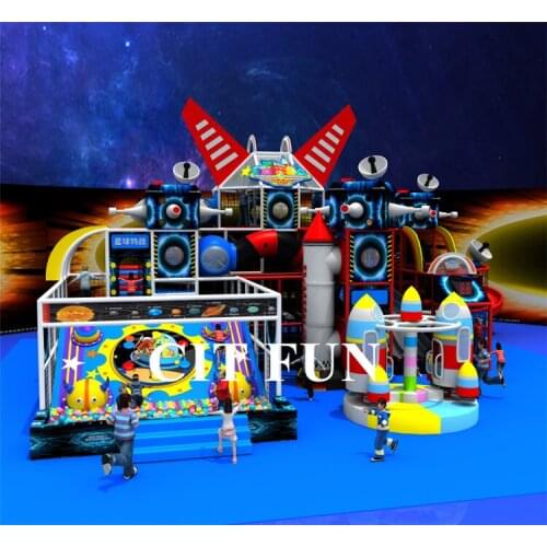 EU Standard Giant Space World Leisure Park indoor Playground area IP-202A