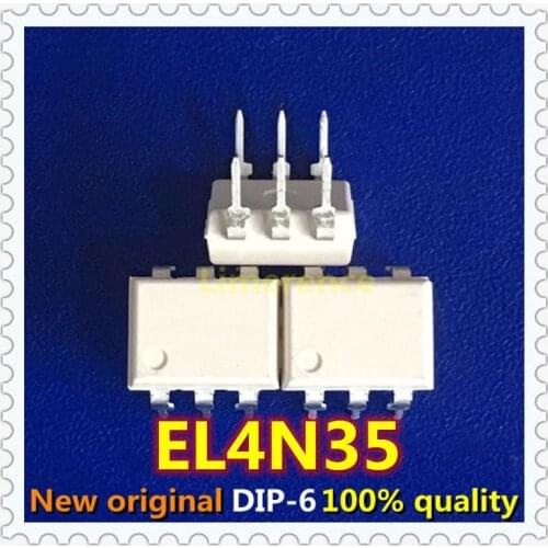 10PCS 4N35 DIP6 EL4N35 DIP photoelectric coupler new and original Support recycling all kinds of electronic components