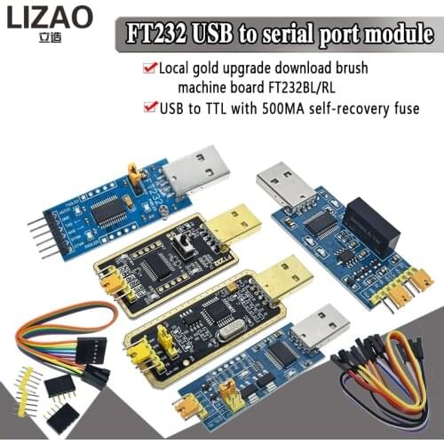 FT232BL FT232RL FT232 USB TO TTL 5V 3.3V Download Cable To Serial Adapter Module For Arduino USB TO 232 support win10
