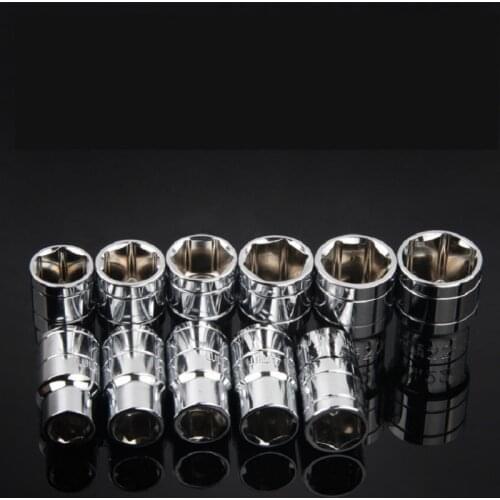 11Pcs/Set 1/2 Inch Short Socket Set CRV 10-24mm Deep Socket Adapter for Torque Ratchet Socket Wrench Spanner Repair Tool
