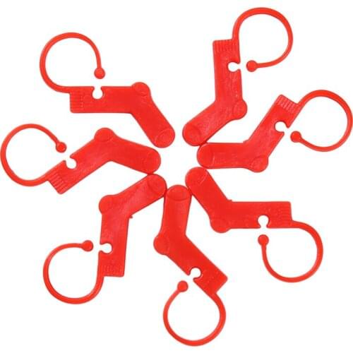 40/50 Pcs Heart Shaped Crochet Locking Stitch Markers Plastic Counting Ring Knitting Latching Markers Needle Sewing Accessories