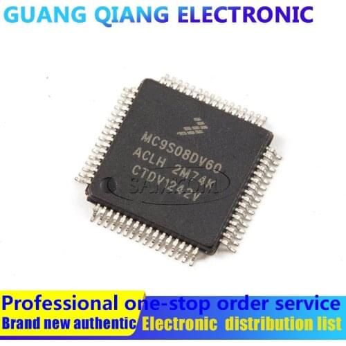 1PCS MC9S08DV60ACLH IC MCU 8BIT 60KB FLASH 64LQFP