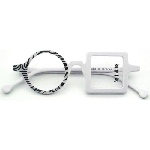 Fashion Women Glasses Frames Men Round Square Eyewear Frames Optical Prescription Spectacles Handmade Acetate Popular Glasses