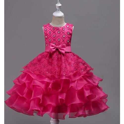 1-10 yrs teenagers Girls Dress Wedding Party Princess Christmas Dresse for girl Party Costume Kids Cotton Party girls Clothing