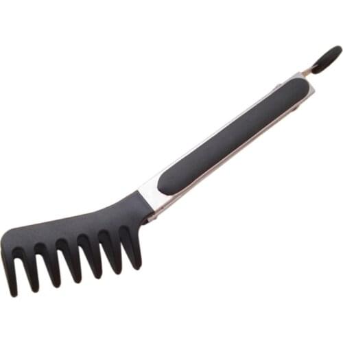 Practical coaster and bowl mat Nylon Head Food Clip Kitchen Oil Filter Clip Bread Clip Biscuit Clip Non-Slip Handle Food Clip