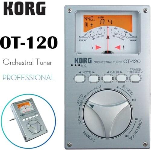 KORG OT-120 Professional Orchestral Tuner Chromatic Tuner Bass/Saxophone/ Violin/ Flute Tuner Universal Tuner
