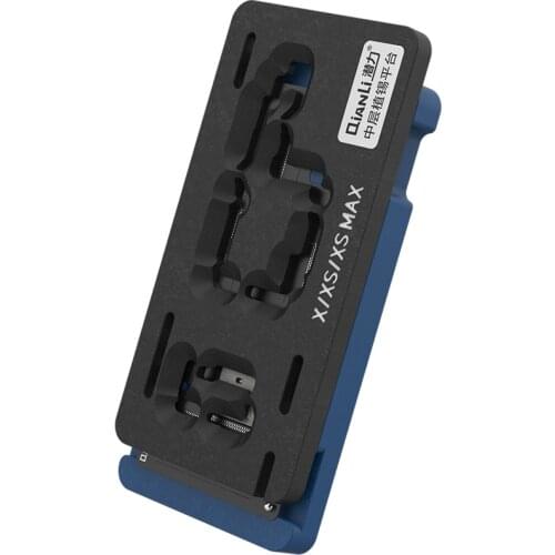 QianLi Middle Frame Reballing Platform BGA Reballing Stencil Tin Planting Table Motherboard Fixture for iPhone X XS XSMAX 11 pro