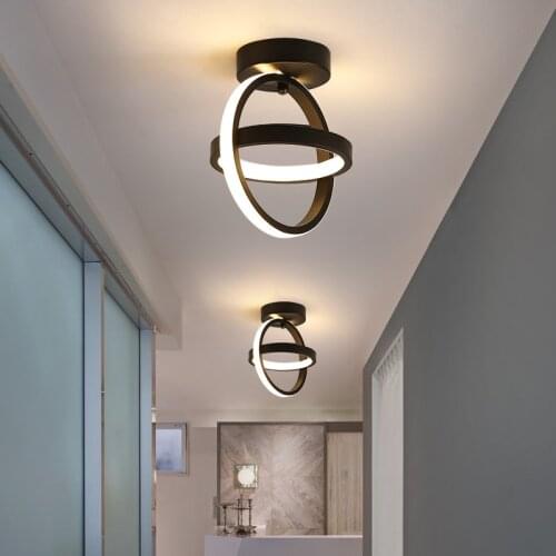 Nordic Led Stacked ring Aisle Lamp For Cloakroom Corridor Balcony Foyer lighting Ceiling lights Decoration Home Lustering
