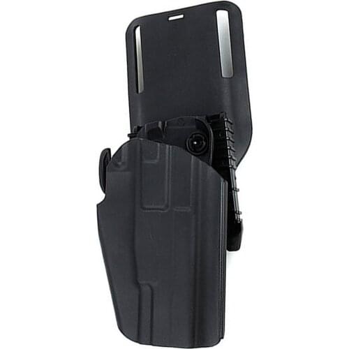 TMC Tactical Airsoft Black 6X77 QLS Nylon Belt Holster Drop Adapter Mount Set Typhon Pistol Pouch for G17/22/37,HK45 M&P45