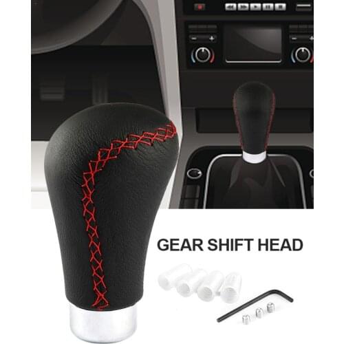 Universal Car Gear Shift Knob Truck Leather Car Shift Ball Shifter Shift Head Anti Slip Lever Handle Modification Part 2021 New
