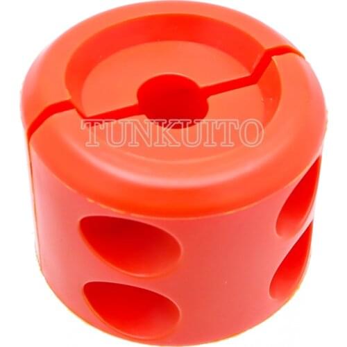 2 PCS / Set Black Orange Universal Winch Cable Hook Rubber Stopper Winch Rope Line Saver Winches for ATV UTV Winches 1/2 "Cable