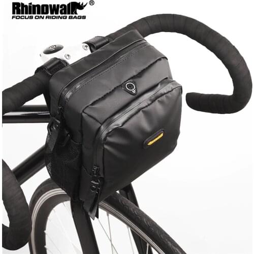 Rhinowalk New Bicycle Bag Front Frame Tube Folding Waterproof MTB Bike Bike phone cycling bag bike accessories Electric Bike Bag
