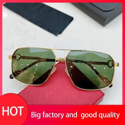 High Quality Brand Glasses Rimless Men Eyewear Designer Diamond Cut Sunglasses Women 2021 Luxury Brand