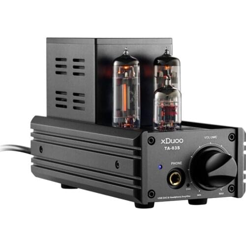 XDUOO TA-03S USB DAC XMOS U8 CS4398 12AU7 6C19 Desktop tube headphone amplifier 32Bit 192KHZ DSD128