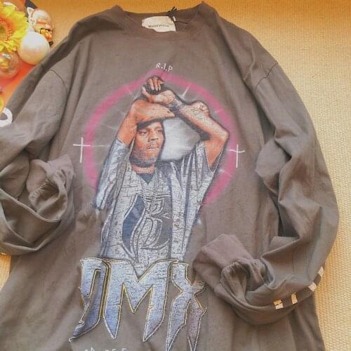 HIP HOP Character Graphic Printed Long Sleeve Tops 2021 Autumn New Fashion Streetwear Sweatshirt Women American Casual Teens