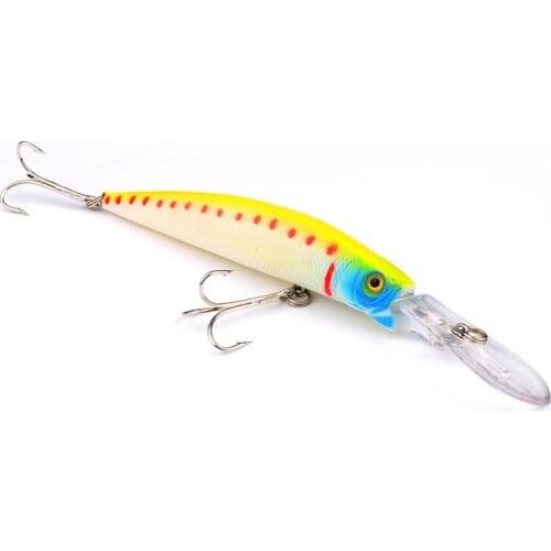 1PCS Underwater Wobblers Minnow Fishing Lures Crankbait 145mm/15.5g Lifelike Artificial Hard Bait Jig Bass Pesca Fishing Tackle