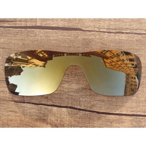 Vonxyz Bronze Mirror Polarized Replacement Lenses for-Oakley Turbine Rotor Frame