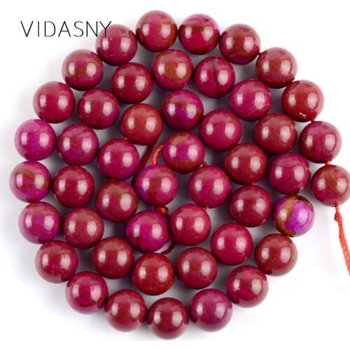 Natural Gem Stone Sugilite Round Beads For Jewelry Making 6 8 10mm Spacer Beads Fit For Bracelets Necklace 15'' Wholesale
