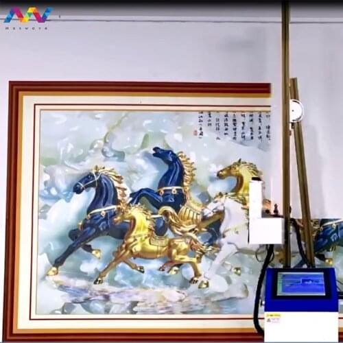 MW Laser High resolution digital printing machine vertical zeescape wall printer