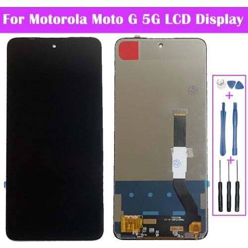 Display For Motorola Moto G 5G LCD Display + Touch Screen Digitizer Assembly Replacement Parts Free Shipping