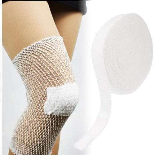 1 Roll Spandex Bandage Elastic Net Practical And Durable Tubular Elastic Net For Wound Dressing’S Restraint