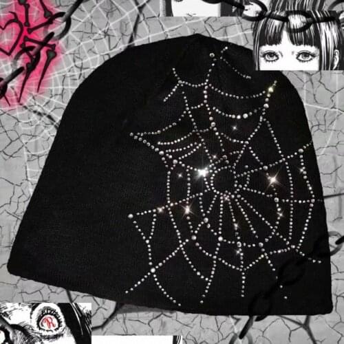 EstheticMasked hat y2k Masked hat Harajuku Masked hat Kawaii Masked hat Gothic Masked hat Punk Masked hat Dark hat Street hat