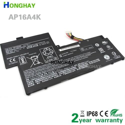 Honghay AP16A4K KT.00304.003 Laptop Battery For Acer Swift SF113-31-P865 SF11 ASPIRE 11 AO1-132 NE132 N16Q9 11.25V 3770mAh