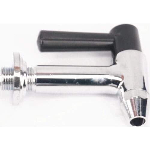 Chrome Brass coffee maker Faucet hot drink Spigot Valve Tap 3/8" BSP Male Thread For Boiler