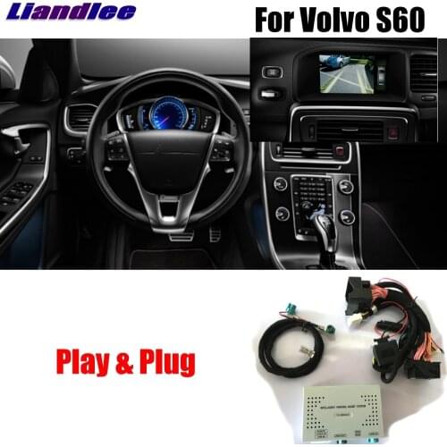 Liandlee Parking Camera Interface Reverse Back Up Camera Kits For Volvo S60 2015 2016 Display Upgrade