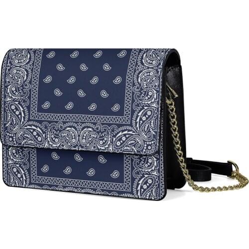 Fashion PU Ladies Shoulder Bag Handbag Womens Crossbody Mini Messenger Bag Ladies Handbags Purse Bandana Print Pink Bag