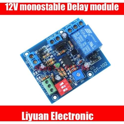 12V monostable Delay module / automotive delay / NE555 delay module / auto relay