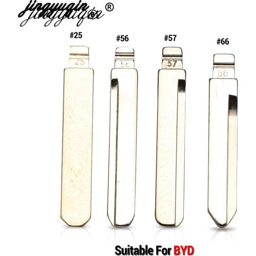 Jingyuqin NO. 56 57 66 25# Key Blade For BYD F3 F3R F0 Geely Vision Lifan 620 ,Car Blank Replacement Key Blade