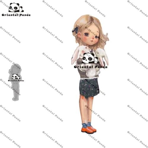 New Dies 2020 Camper Van Metal Girl and rabbit Dies photo album cutting dies Scrapbooking Stencil Die Cuts new dies