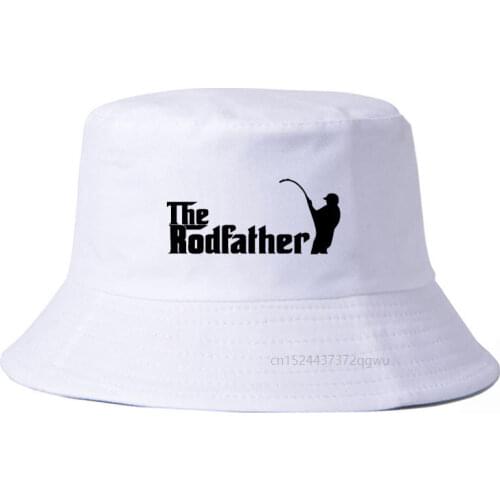 The Rodfather Print Bucket Hat For Women Men Couple Spring Summer Fisherman Hats harajuku pop panama basin caps