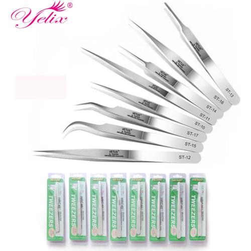 Eyelashes Individual Lashes Tweezers Mink Eyelash Extension Tweezer Natural Eye Lash Maquiagem Pincet Makeup