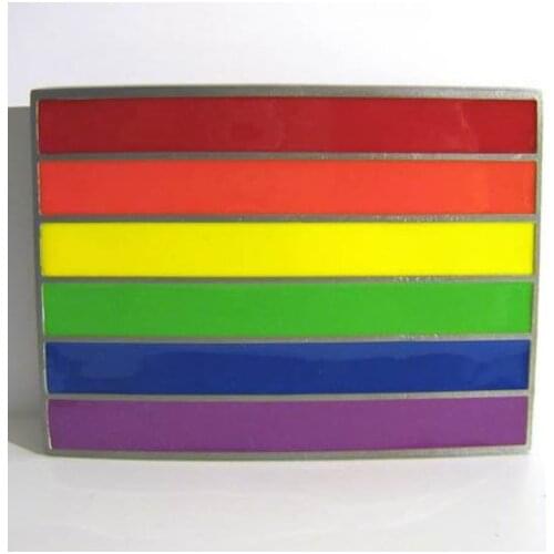 Rainbow Gay Buckle Low price customized belt buckles hot sales gay lesbian Belt Buckles cheap belt buckles custom