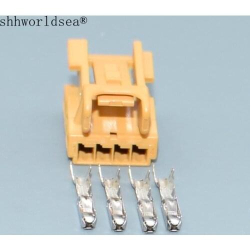 Shhworldsea 4pin 0.6mm for Volkswagen Audi backlight rearview mirror power window lift switch plug