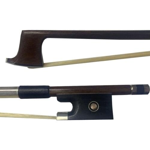 1 pc of begining Straight Brazilwood Octagonal adult or childern Violin Bow 4/4,3/4,1/2,1/4,1/8,1/10Ebony Frog white Horsehair