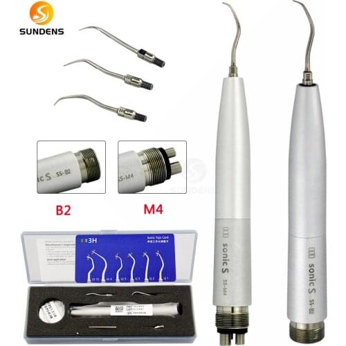 Sonic S Dental Hygienist Air Scaler Handpiece 2 4 Hole NSK Kavo Coupling+ Tips
