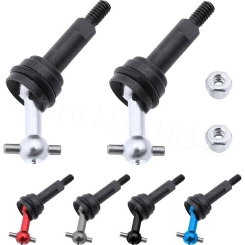 2pieces/lot Universal Drive Joint Upgrade Part For WLtoys 1/28 RC Car K969 K989 K999 P929 4WD Short Course Drift Off Road Rally