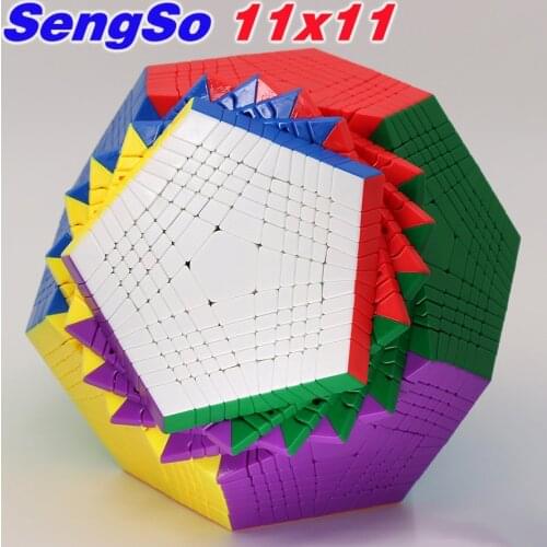 Magic cube puzzle SengSo megaminxeds Dodecahedron 12 faces high level cubes professional