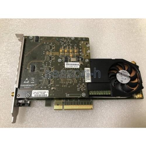 073-010401-02 NAPATECH NTMAINB1E2 NTFRONT40B1-4 Quad SFP Network Accelerator